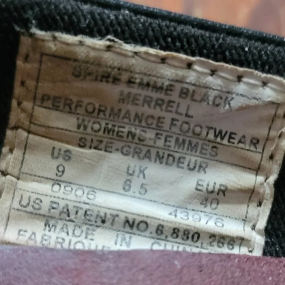 Mary Janes - Size 9 - Black Merrell Emme Spire - Picture 5 of 6